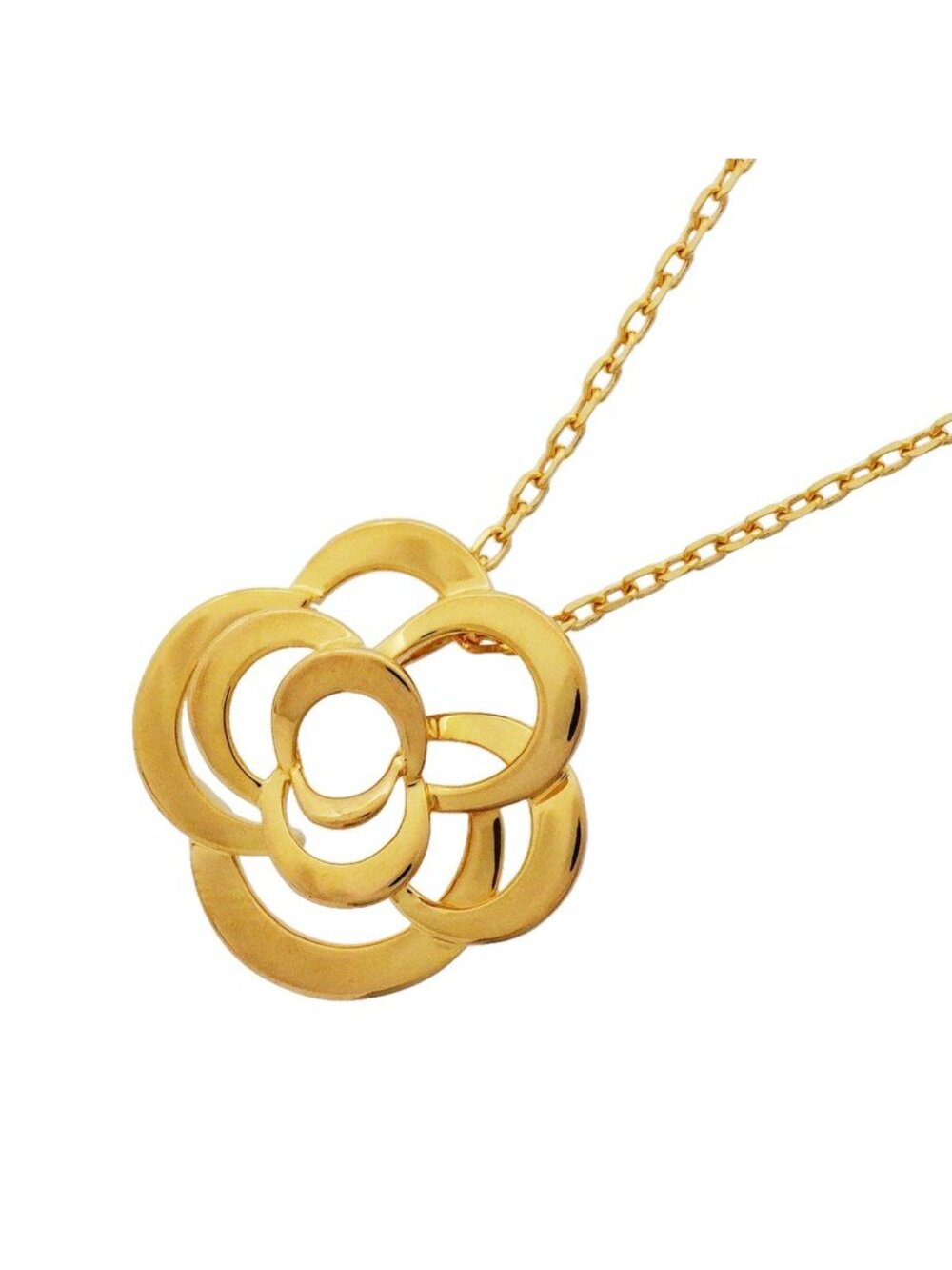 Chanel Necklace Camellia 18K Yellow Gold